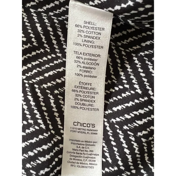 Chicos Red Moto Jacket Waffle Texture Side Zip Closure Size 3 Gold Zip - Picture 9 of 9